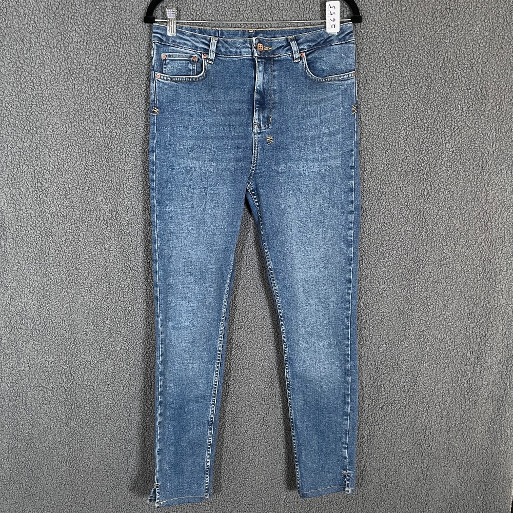 Ksubi Hi N Wasted Bluebell Extra Split Skinny Jeans - Women's Size 30*27 - Blue
